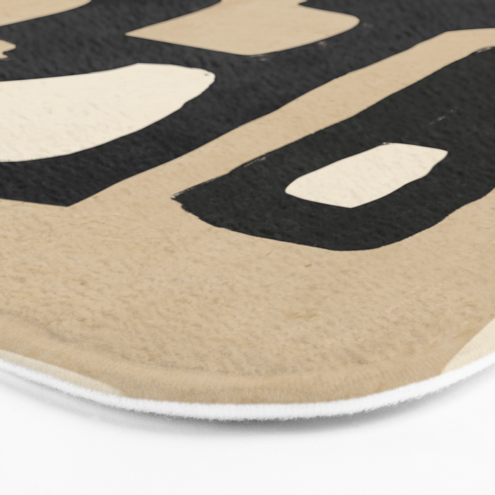 Modern Abstract Minimal Shapes 117 Bath Mat Gallery Image 3