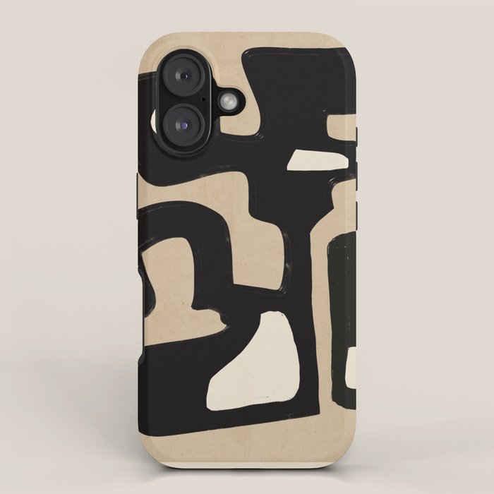 Modern Abstract Minimal Shapes 117 iPhone Case Gallery Image 1