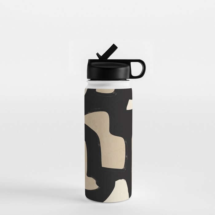 Modern Abstract Minimal Shapes 117 Water Bottle Gallery Image 1