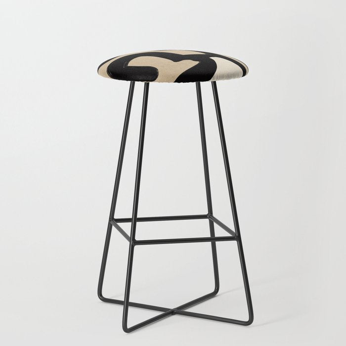 Modern Abstract Minimal Shapes 117 Stool Gallery Image 1