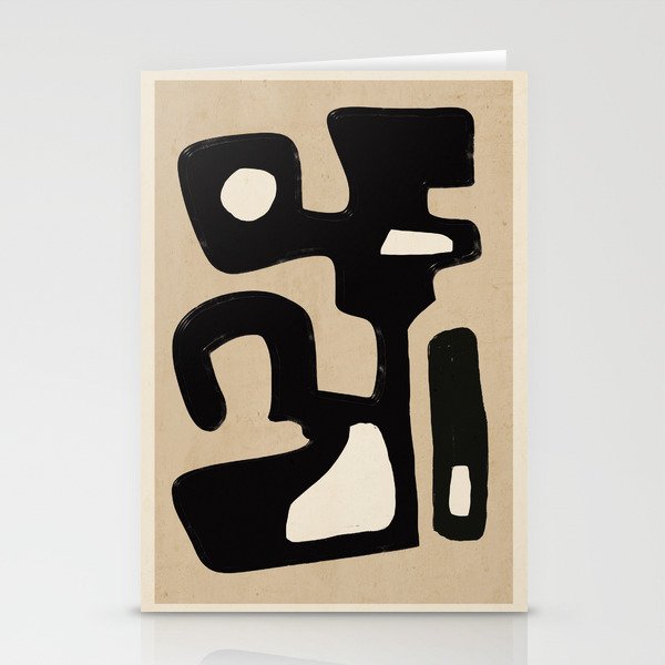 Modern Abstract Minimal Shapes 117 Stationery Card Gallery Image 1