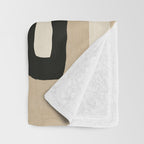 Modern Abstract Minimal Shapes 117 Throw Blanket Gallery Image 3