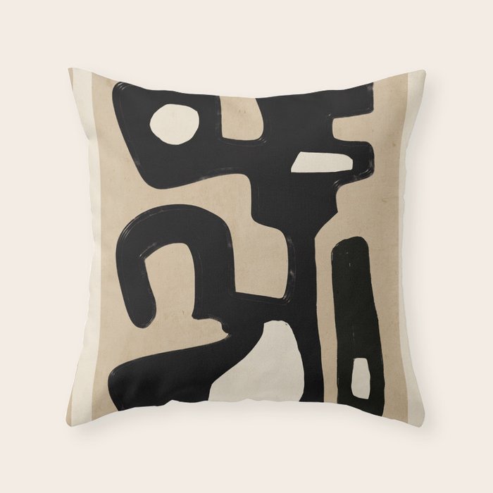 Modern Abstract Minimal Shapes 117 Throw Pillow Gallery Image 6