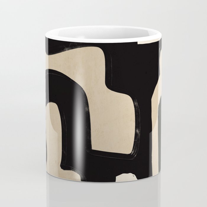 Modern Abstract Minimal Shapes 117 Coffee Mug Gallery Image 4