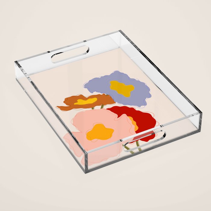 Bouquet I Acrylic Tray Gallery Image 1