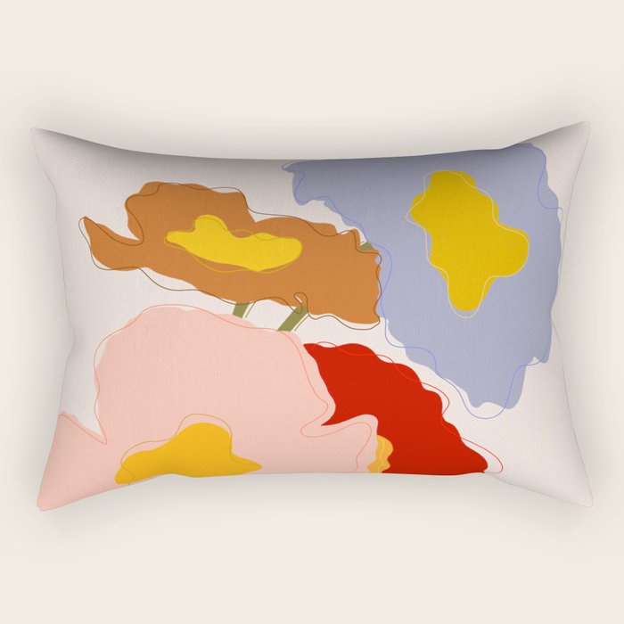 Bouquet I Rectangular Pillow Gallery Image 1