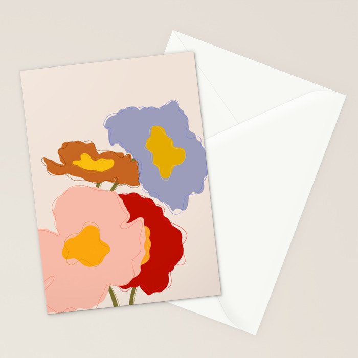 Bouquet I Stationery Card Gallery Image 2