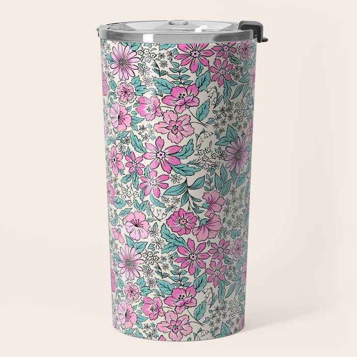 Posey - purple Travel Mug Gallery Image 2