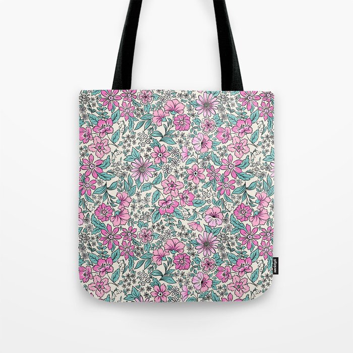 Posey - purple Tote Bag Gallery Image 1