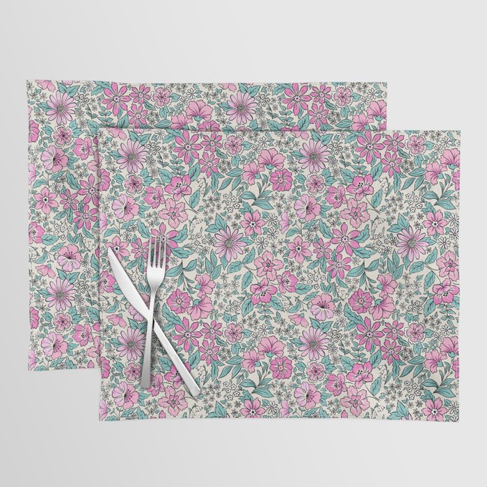 Posey - purple Placemat Gallery Image 1