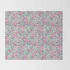 Posey - purple Throw Blanket Gallery Image 2