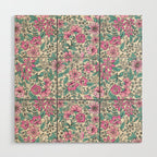 Posey - purple Wood Wall Art Gallery Image 1