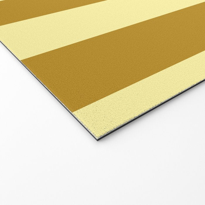 Gold Leaf Mustard and Lemon Sorbet Yellow Welcome Mat Gallery Image 2