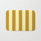 Gold Leaf Mustard and Lemon Sorbet Yellow Bath Mat Gallery Image 1