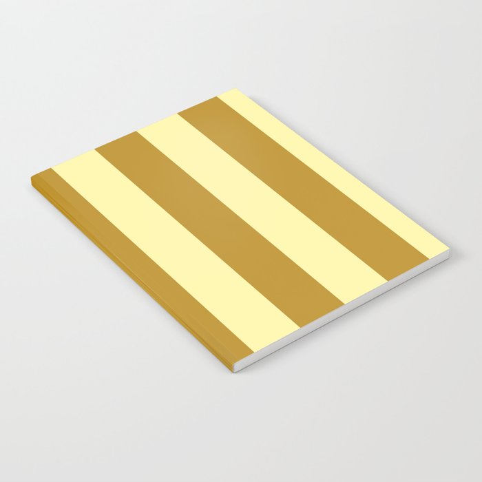 Gold Leaf Mustard and Lemon Sorbet Yellow Notebook