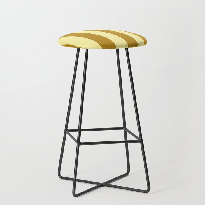 Gold Leaf Mustard and Lemon Sorbet Yellow Stool Gallery Image 1