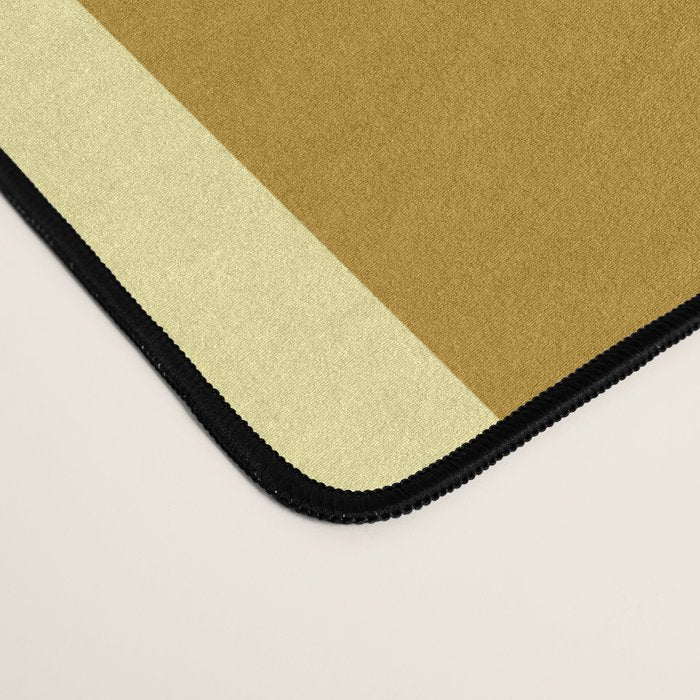 Gold Leaf Mustard and Lemon Sorbet Yellow Desk Mat Gallery Image 4
