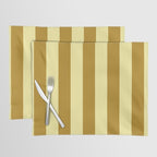 Gold Leaf Mustard and Lemon Sorbet Yellow Placemat Gallery Image 1