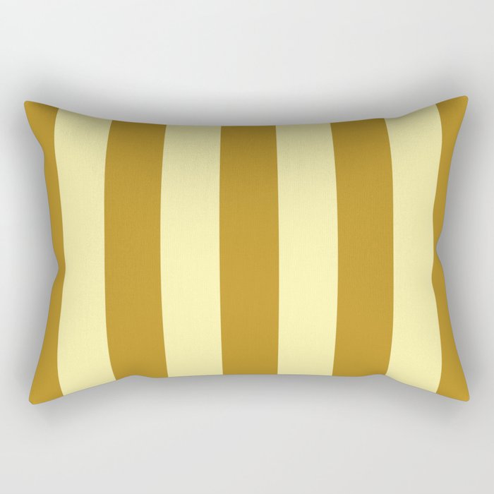 Gold Leaf Mustard and Lemon Sorbet Yellow Rectangular Pillow Gallery Image 1