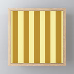 Gold Leaf Mustard and Lemon Sorbet Yellow Mini Art Print Gallery Image 1