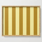 Gold Leaf Mustard and Lemon Sorbet Yellow Serving Tray Gallery Image 1