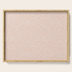Clam Bed . Peachy Pink Serving Tray Gallery Image 1