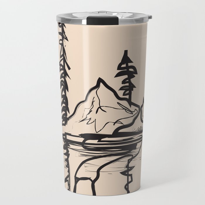Abstract Landscape II Travel Mug Gallery Image 1