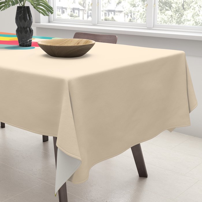 Retro Mid Century Beams | Bauhaus Geometric Pattern Tablecloth Gallery Image 3