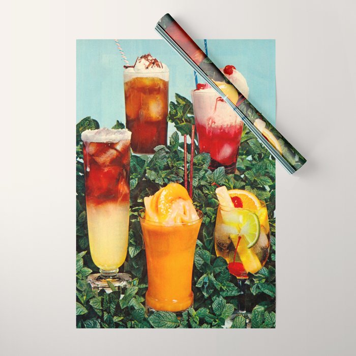 I need a drink (Cocktail time!) Wrapping Paper Gallery Image 1