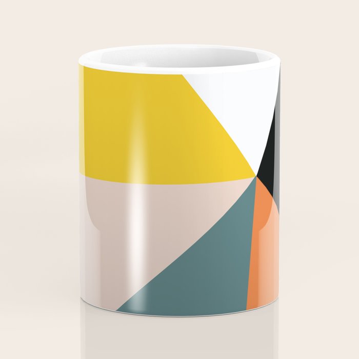 Triangles abstract colorful art Coffee Mug Gallery Image 4
