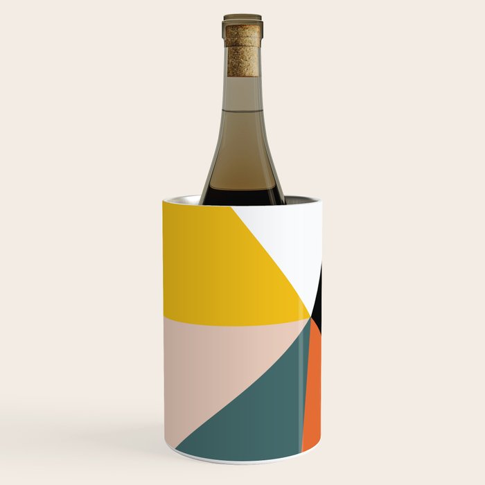 Triangles abstract colorful art Wine Chiller Gallery Image 1