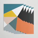 Triangles abstract colorful art Wrapping Paper Gallery Image 3