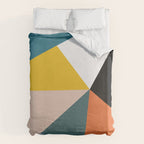 Triangles abstract colorful art Duvet Cover Gallery Image 6