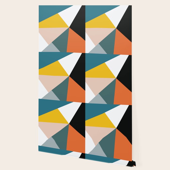 Triangles abstract colorful art Wallpaper Gallery Image 2