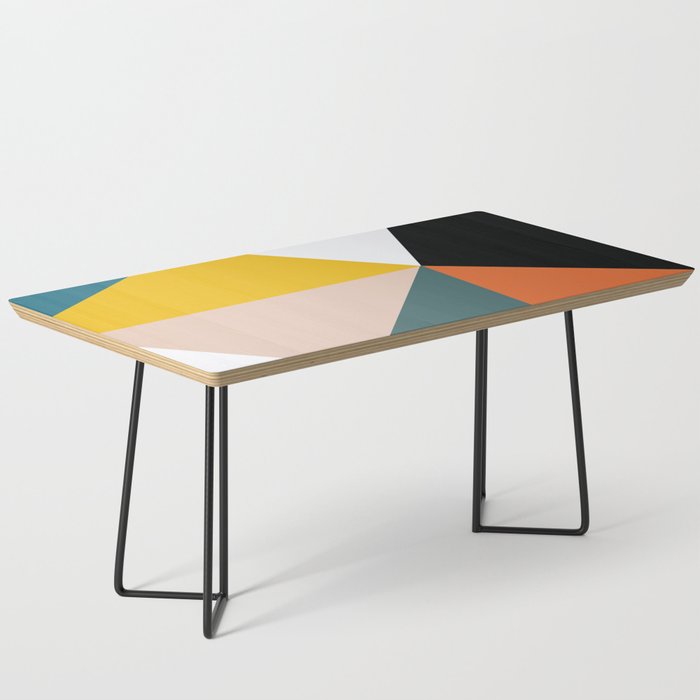 Triangles abstract colorful art Coffee Table Gallery Image 1