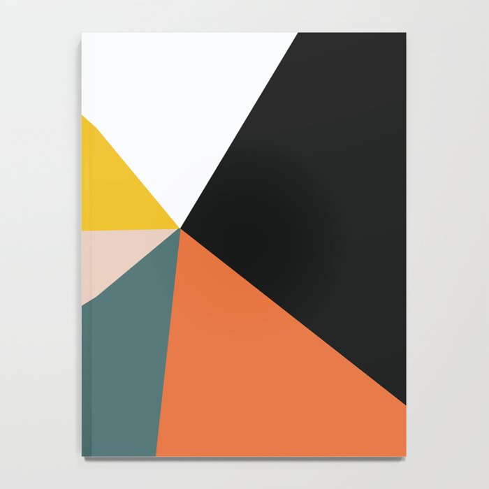Triangles abstract colorful art Notebook Gallery Image 4