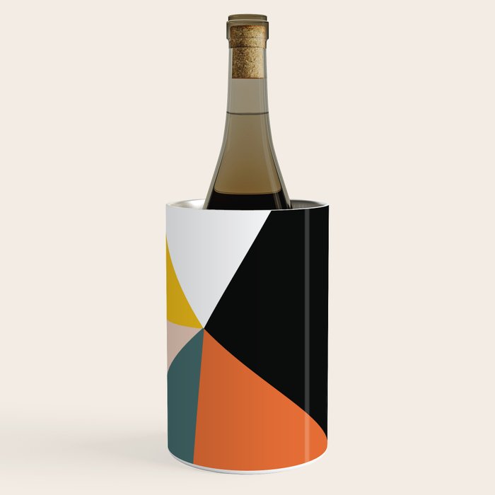 Triangles abstract colorful art Wine Chiller Gallery Image 3