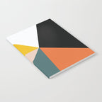 Triangles abstract colorful art Notebook Gallery Image 2