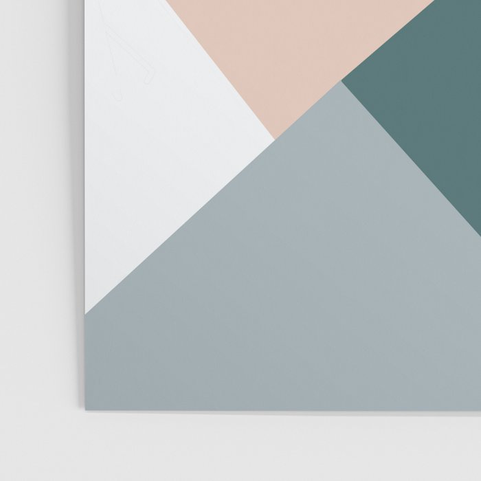Triangles abstract colorful art Poster Gallery Image 3