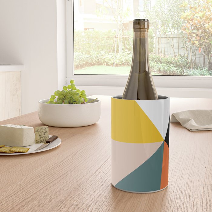 Triangles abstract colorful art Wine Chiller Gallery Image 4