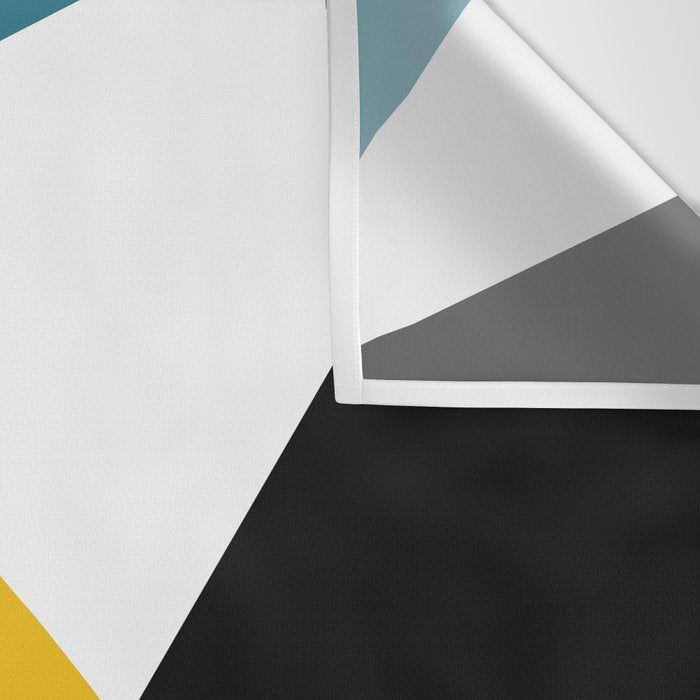 Triangles abstract colorful art Wall Tapestry Gallery Image 3