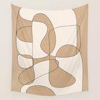 Abstract line art 25 Wall Tapestry Gallery Image 4