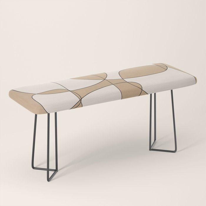 Abstract line art 25 Bench Gallery Image 1