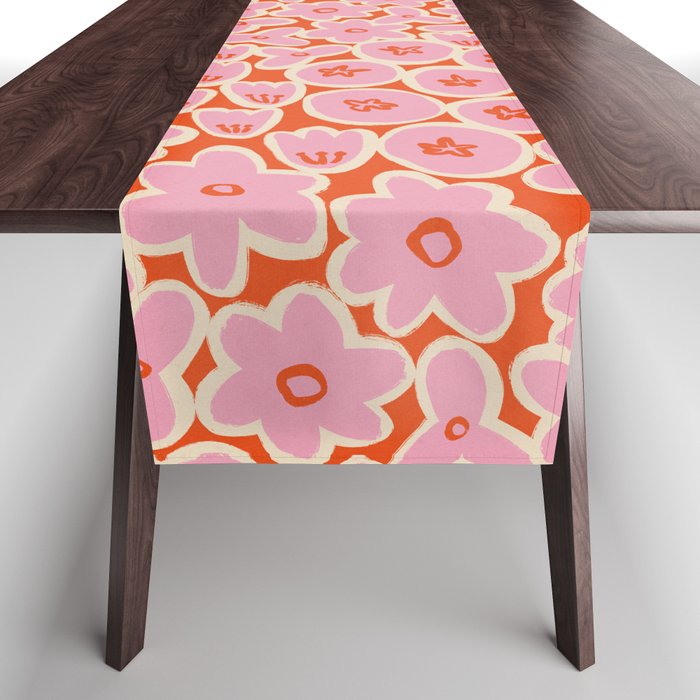 Vibrant Summer Pattern #2 Table Runner Gallery Image 1
