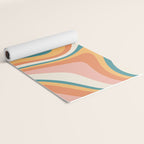 Abstract Wavy Stripes LXIII Yoga Mat Gallery Image 2