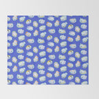 White sea slug Throw Blanket Gallery Image 2