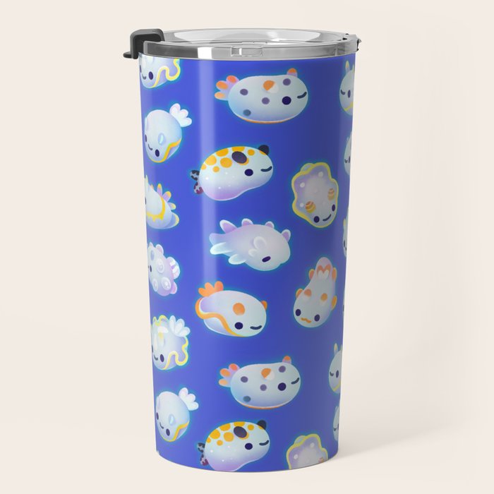 White sea slug Travel Mug Gallery Image 3
