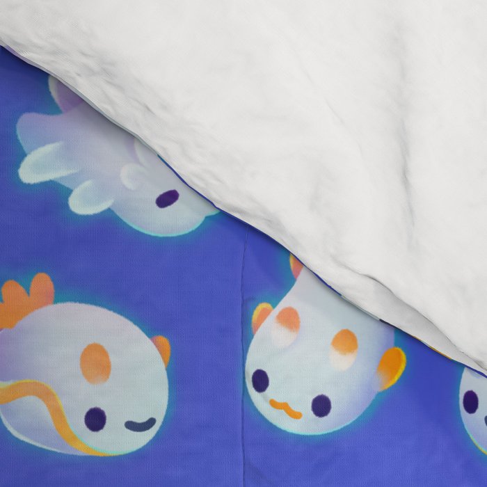 White sea slug Comforter Gallery Image 4