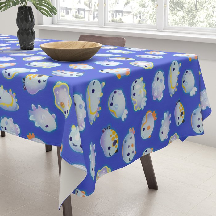 White sea slug Tablecloth Gallery Image 3