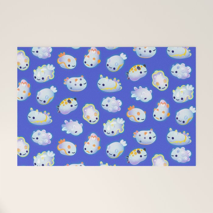 White sea slug Welcome Mat Gallery Image 1